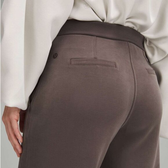 Lululemon Softstreme Pintuck Mid-Rise Pant Regular-Espresso-NWT - Picture 6 of 7